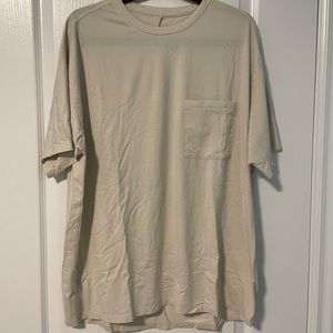 Lululemon Fundamental Pocket Tee Cream